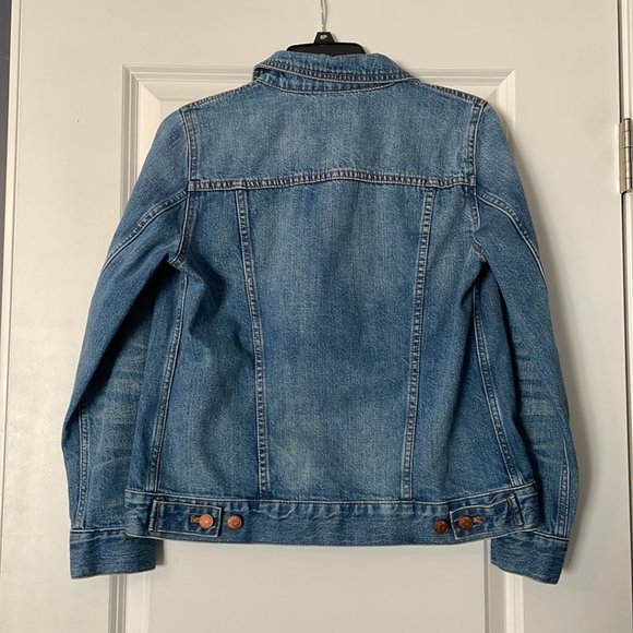 Madewell Jean Jacket in Printer Wash NWOT - Picture 5 of 5